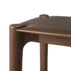Ethnicraft PI Bench Oak – Solid Oak Bench with Sculpted Curved Seat & Minimalist Profile