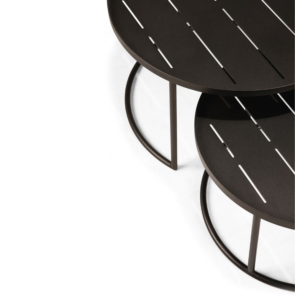 Ethnicraft Outdoor Tray Coffee Table Set