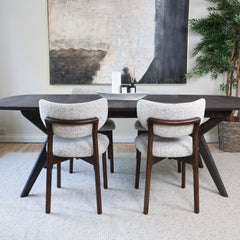 Aimee Wide Oval Dining Table