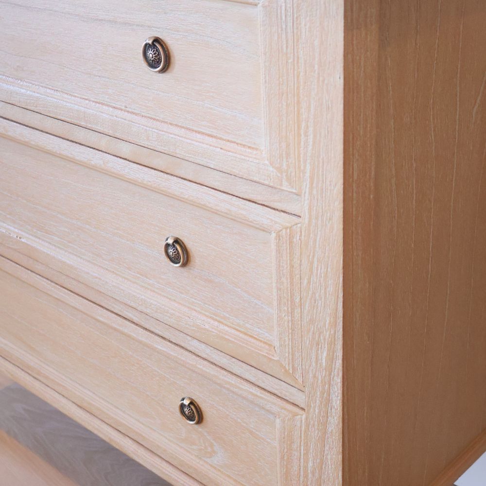 Anita 3 Drawer Chest - Sky Grey