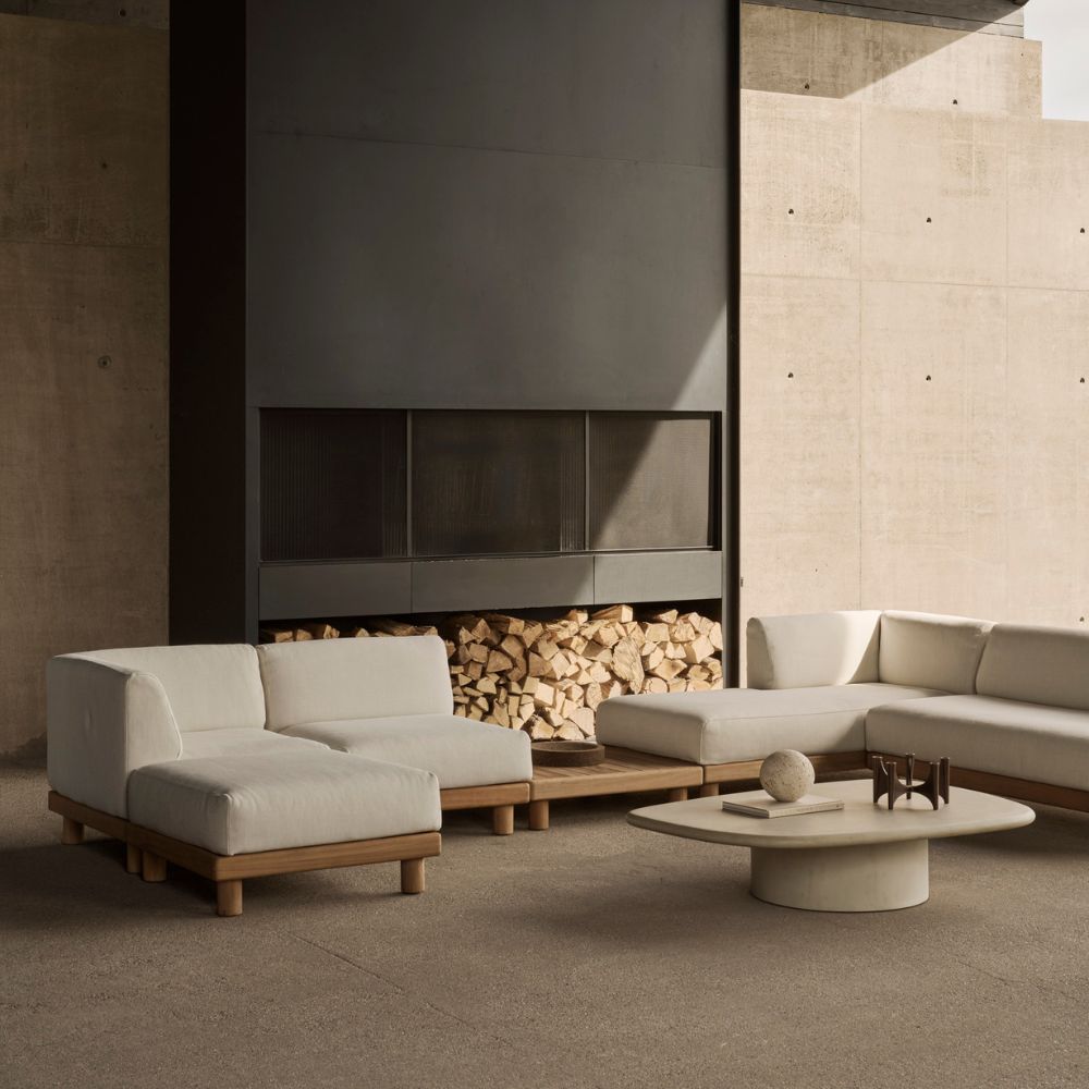 Ethnicraft Monocle Outdoor Footstool