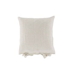 Cream Tied Cushion