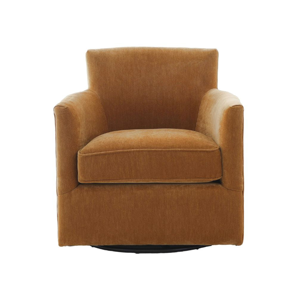 Everly Plush Swivel Armchair