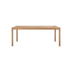 Ethnicraft Jack Outdoor Dining Table – Teak Outdoor Table with Softly Rounded Edges & Contemporary Frame