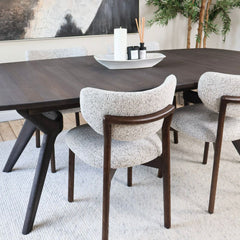 Aimee Wide Oval Dining Table