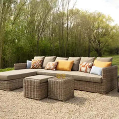 Flamant Hills Garden Pouf