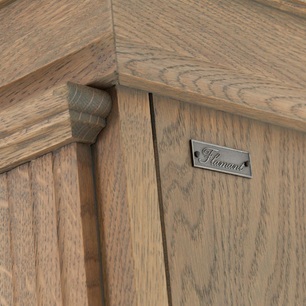 Flamant Balmore 1 Part Bookcase - Oak