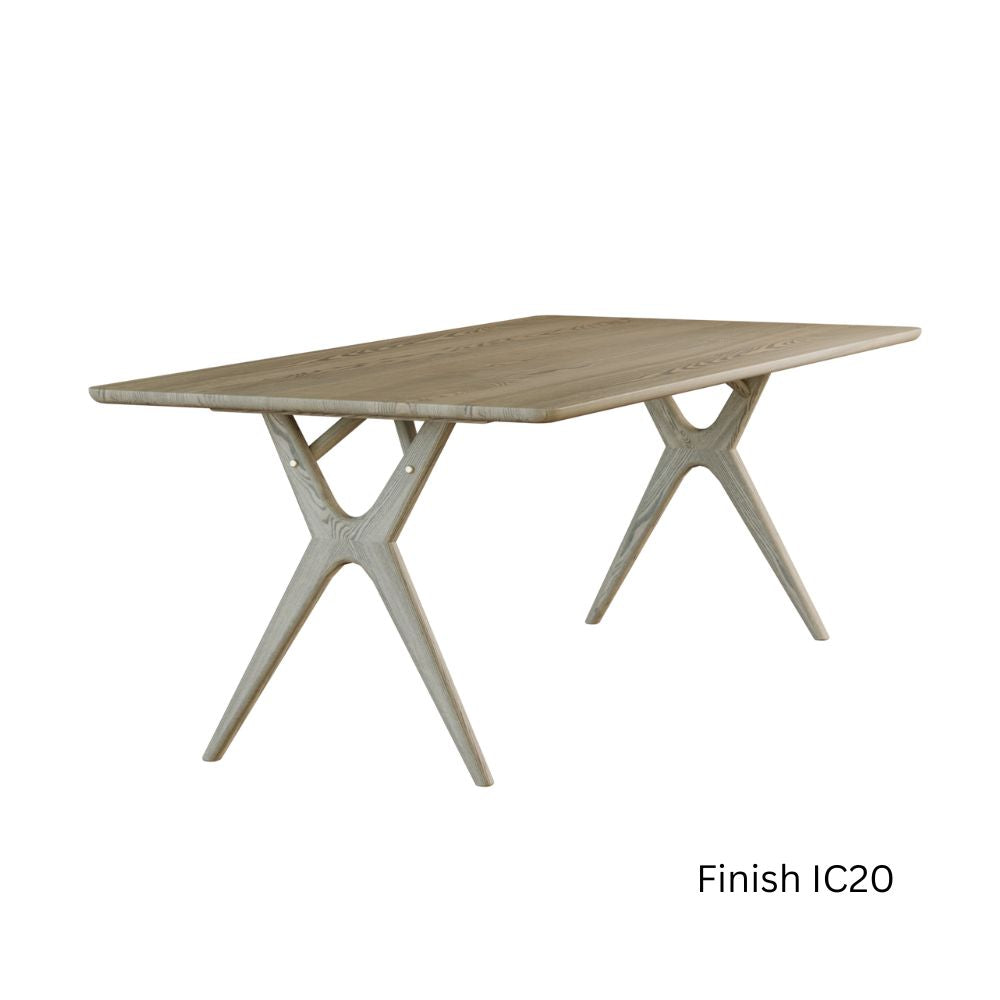 Aimee Bespoke Extendable Dining Table in FSC Solid Ash