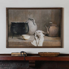 Brook Framed Kitchen Pot Wall Art