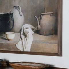 Brook Framed Kitchen Pot Wall Art