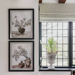Brook Set of 2 Framed Potted Flower Wall Art