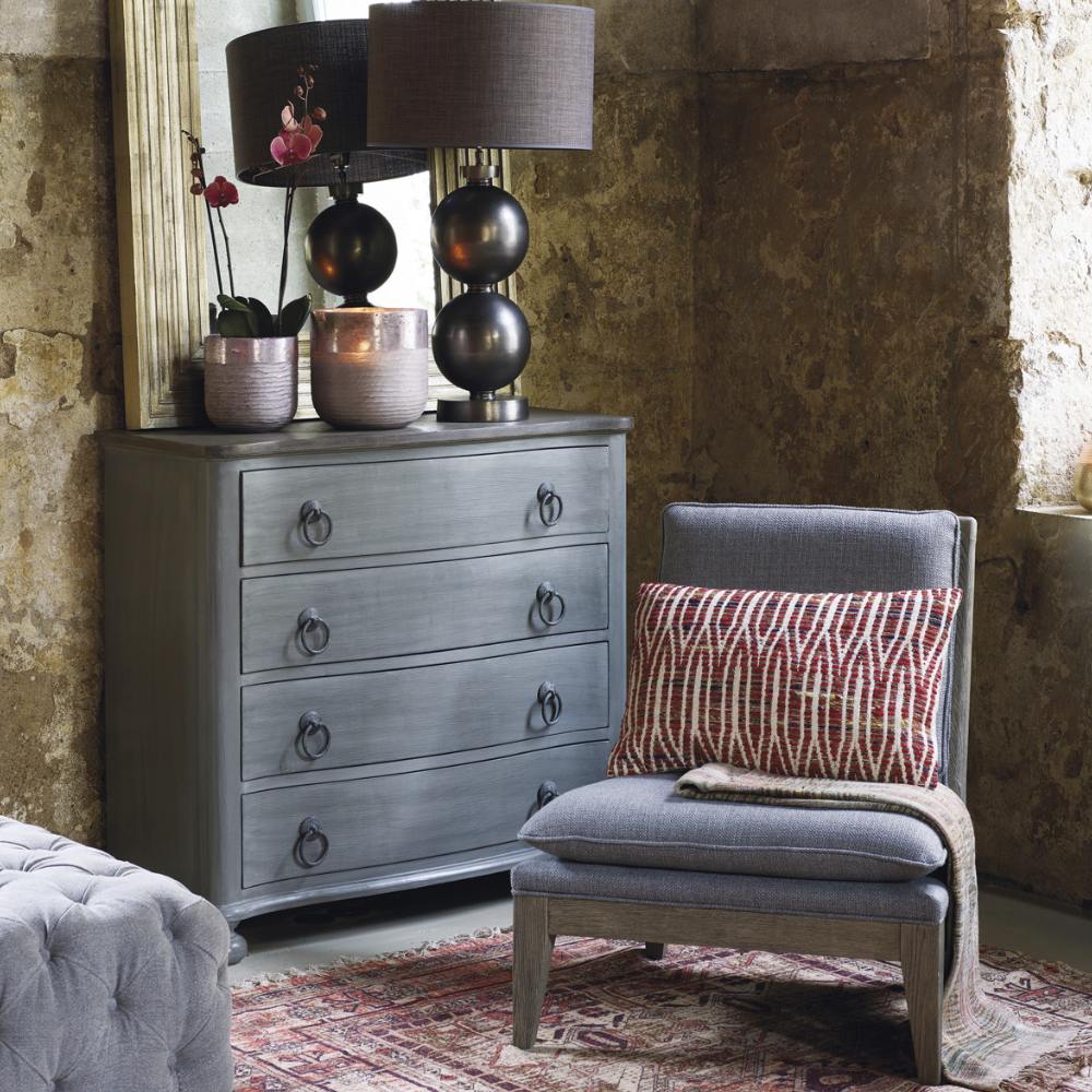 Blanc D'Ivoire Claude - Grey Natural Foam Armchair