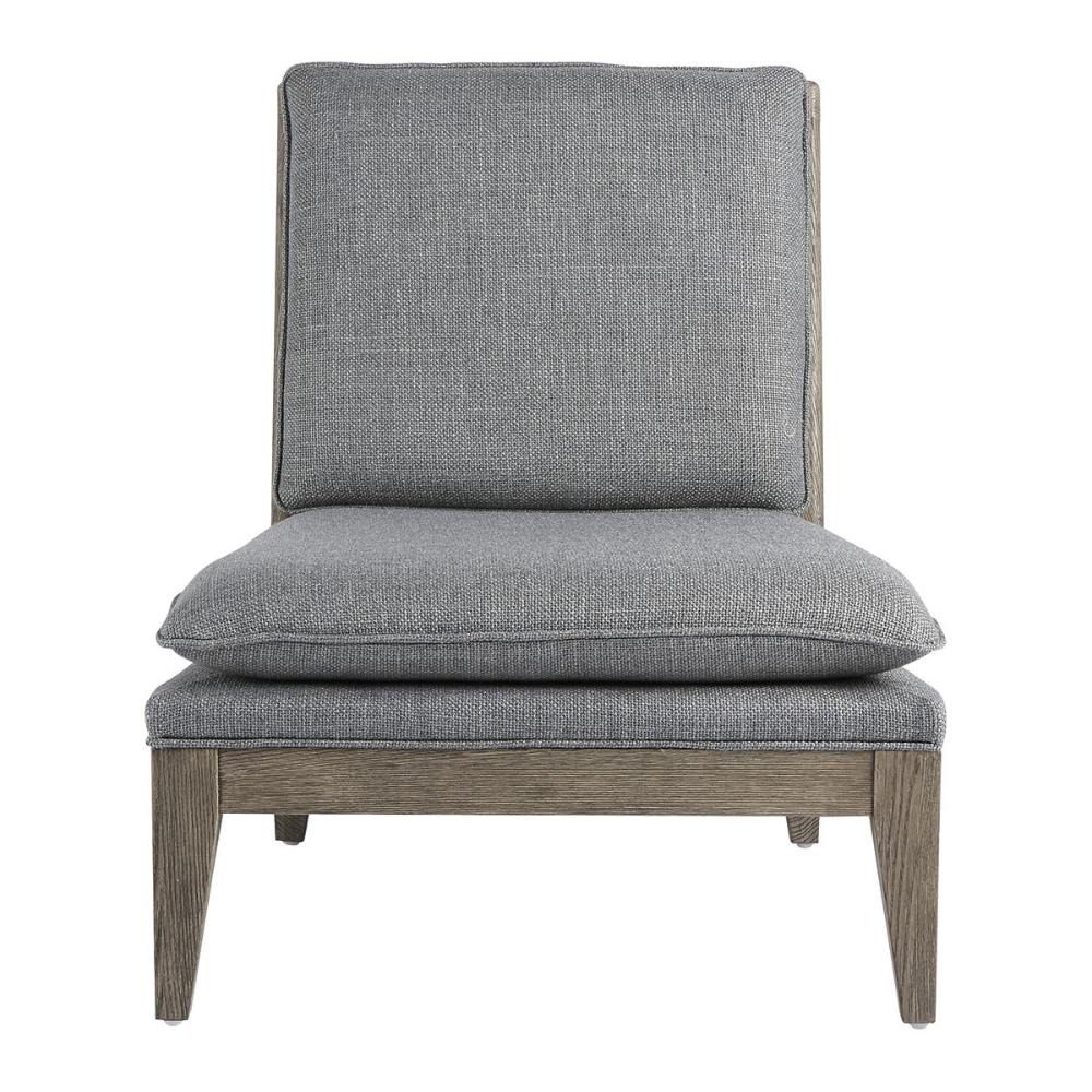 Blanc D'Ivoire Claude - Grey Natural Foam Armchair