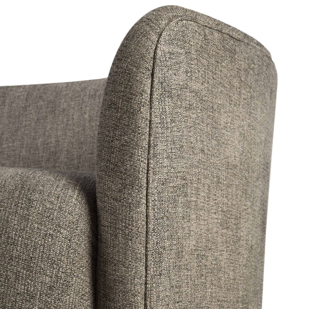 Ethnicraft Ellipse 3-Seater Sofa Stain-Resistant, Belgian-Woven Fabric & Memory Foam Comfort
