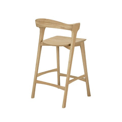 Ethnicraft Bok Counter Stool – Lower Counter Stool, Compact Foot-Friendly Design