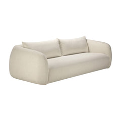 Ethnicraft Contour 3 Seater Sofa – Curved Solid Wood Frame Sofa, Organic Shape & Minimalist Profile