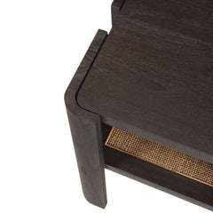 Ethnicraft Panel Side Table – Solid Wood Side Table with Layered Panel Design & Minimalist Silhouette