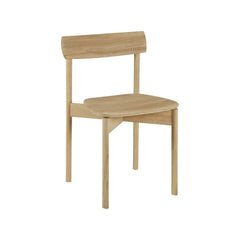 Ethnicraft Risu Dining Chair – Lightweight Scandinavian Dining Chair, Curved Wooden Seat & Back, Sleek Design