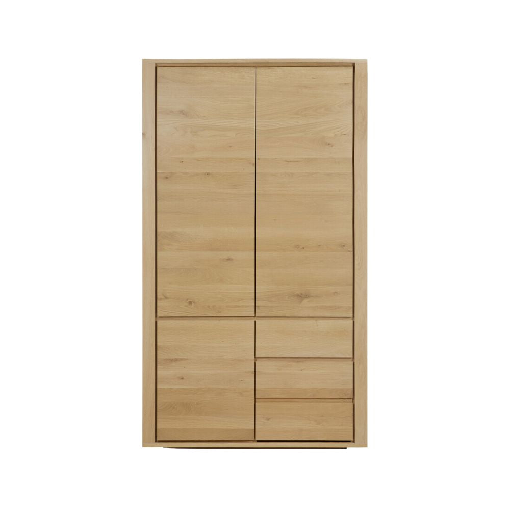Ethnicraft Shadow Dresser – Solid Oak Dresser with Decisive Lines & Deep Drawers, Minimalist Scandinavian Form