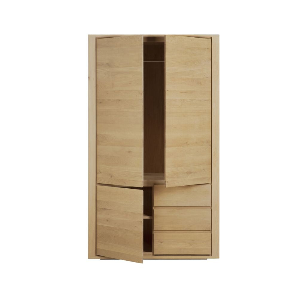Ethnicraft Shadow Dresser – Solid Oak Dresser with Decisive Lines & Deep Drawers, Minimalist Scandinavian Form