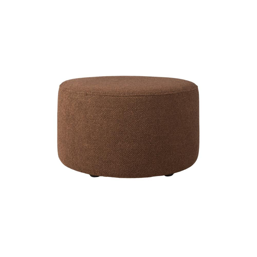 Ethnicraft Barrow Pouf – Upholstered Floor Pouf with Soft Fabric & Contemporary Scandinavian Style