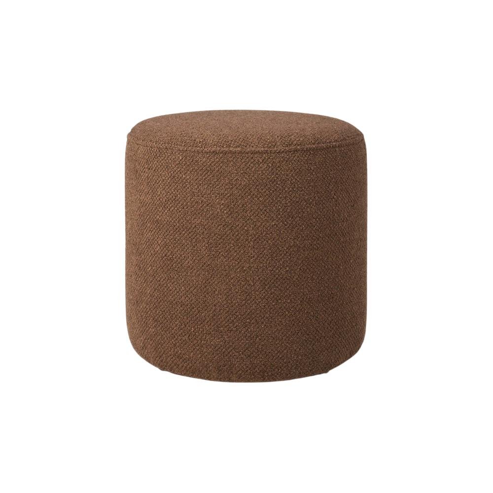 Ethnicraft Barrow Pouf – Upholstered Floor Pouf with Soft Fabric & Contemporary Scandinavian Style
