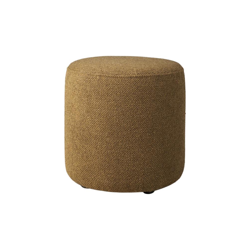 Ethnicraft Barrow Pouf – Upholstered Floor Pouf with Soft Fabric & Contemporary Scandinavian Style