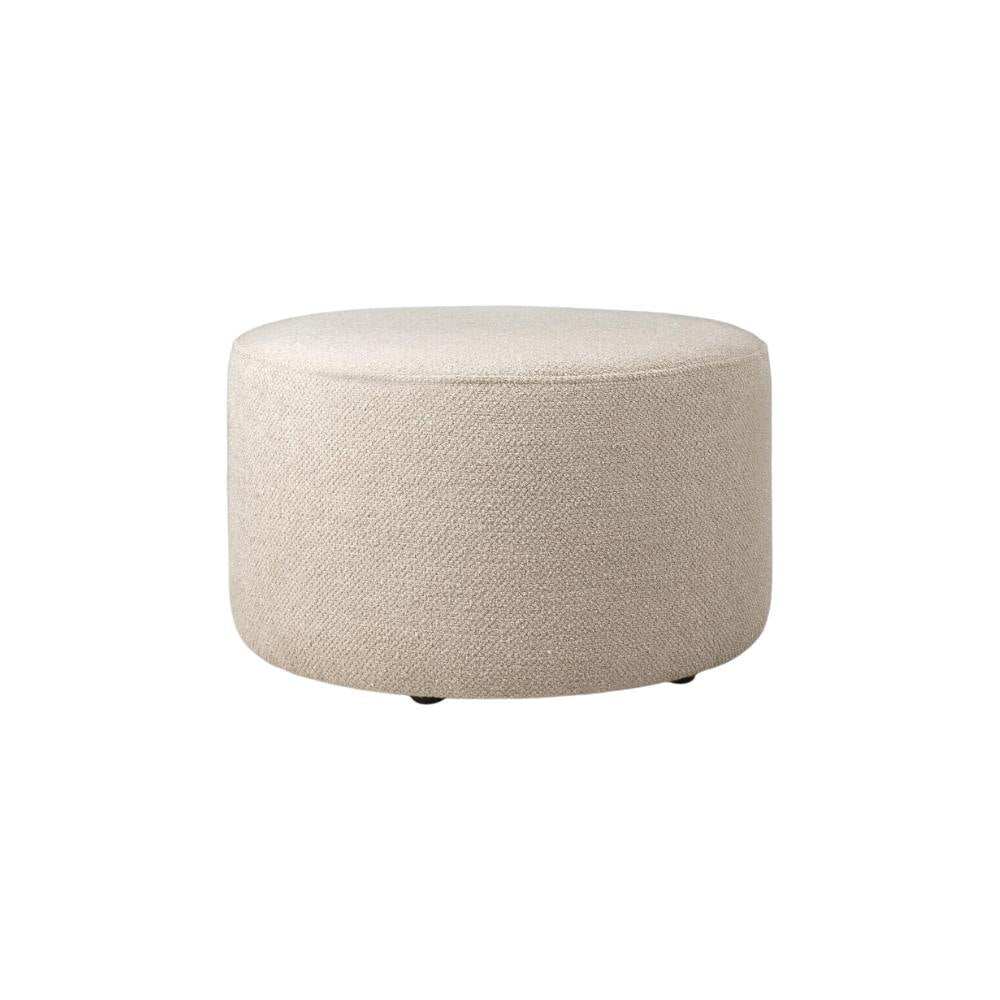 Ethnicraft Barrow Pouf – Upholstered Floor Pouf with Soft Fabric & Contemporary Scandinavian Style