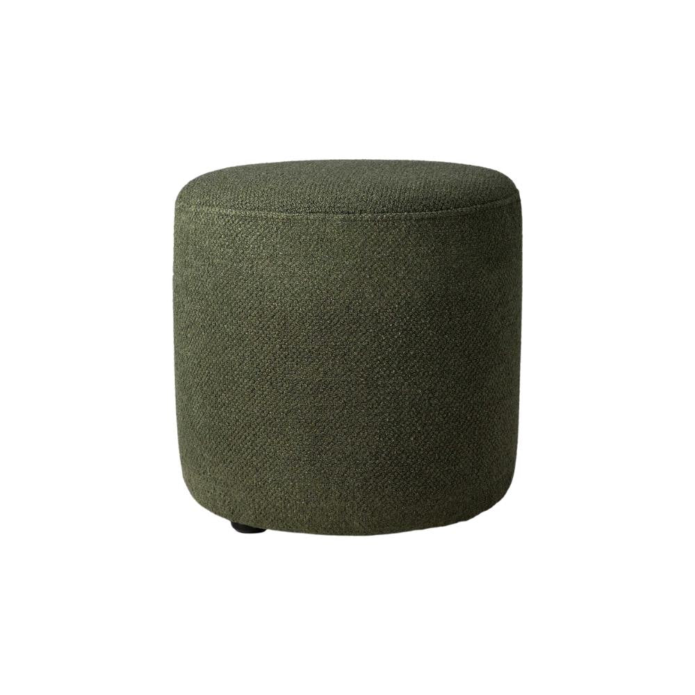 Ethnicraft Barrow Pouf – Upholstered Floor Pouf with Soft Fabric & Contemporary Scandinavian Style