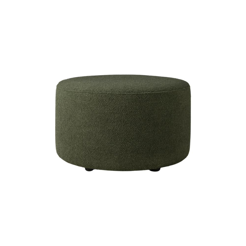Ethnicraft Barrow Pouf – Upholstered Floor Pouf with Soft Fabric & Contemporary Scandinavian Style