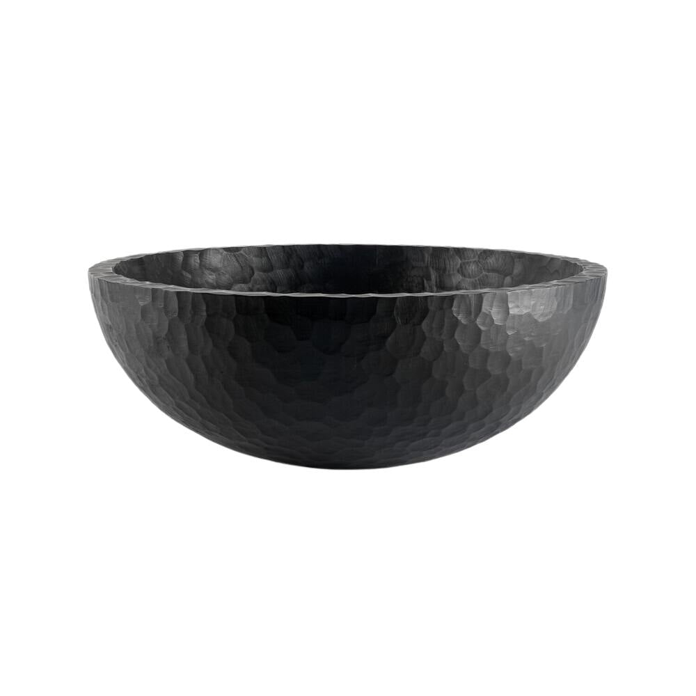 Ethnicraft Chopped XL Bowl – Large Sculptural Wooden Bowl with Organic Carved Texture