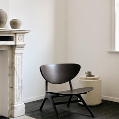 Ethnicraft Elements Side Table – Compact Wood Side Table with Clean Scandinavian Lines