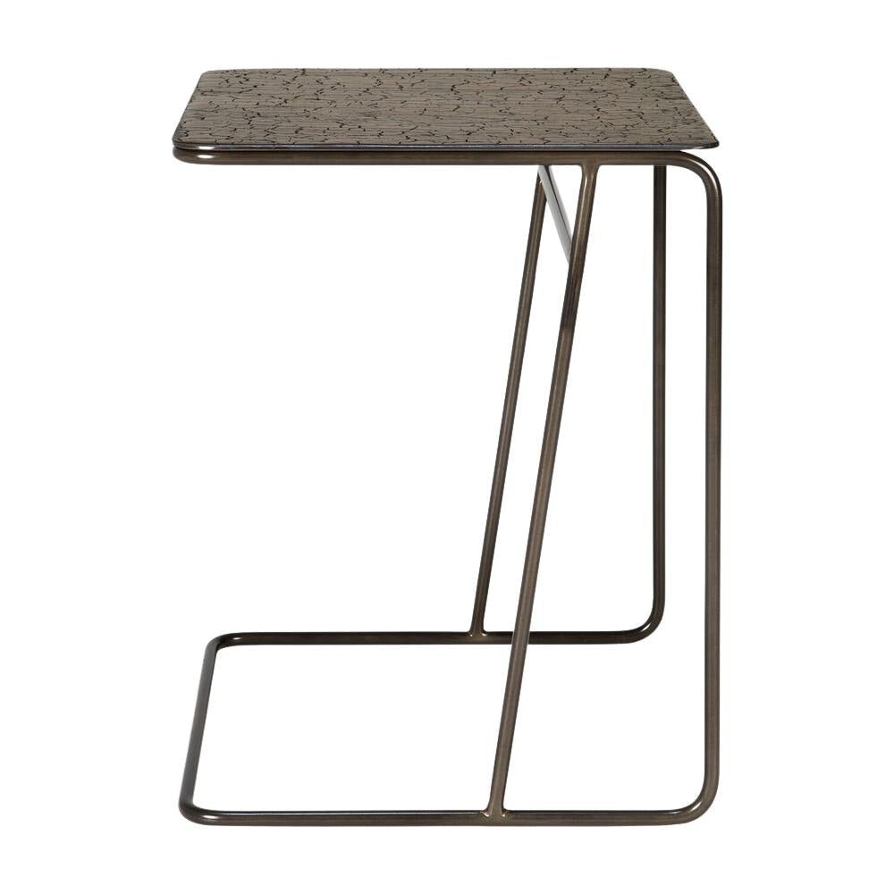 Ethnicraft Ellipse Oak Side Table — Elliptical Solid Oak Accent Table, Sculptural Sofa & Bedside Table