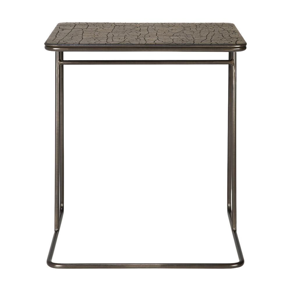 Ethnicraft Ellipse Oak Side Table — Elliptical Solid Oak Accent Table, Sculptural Sofa & Bedside Table