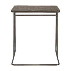 Ethnicraft Ellipse Oak Side Table — Elliptical Solid Oak Accent Table, Sculptural Sofa & Bedside Table