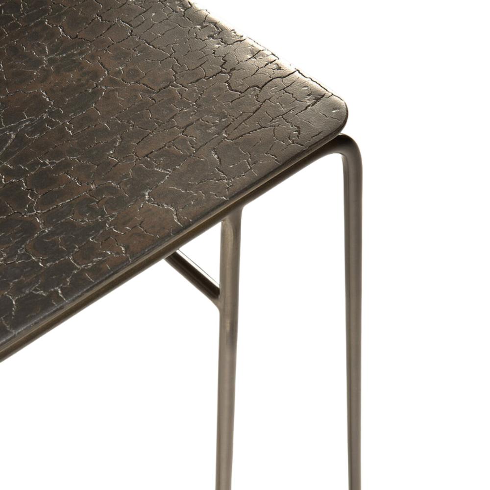 Ethnicraft Ellipse Oak Side Table — Elliptical Solid Oak Accent Table, Sculptural Sofa & Bedside Table