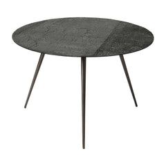Ethnicraft Luna Coffee Table – Round Oak Coffee Table with Soft Curved Edges
