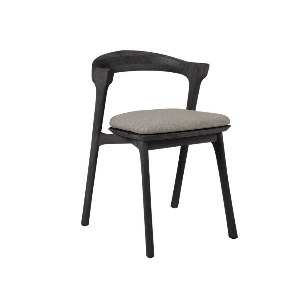 Ethnicraft Bok Outdoor Dining Chair – Teak Outdoor Chair with Arched Back & Stackable Design