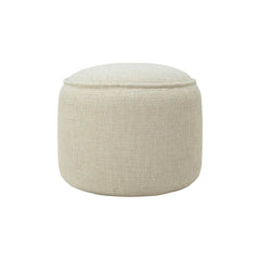 Ethnicraft Donut Outdoor Pouf – Upholstered Round Outdoor Pouf with Comfortable Cushion