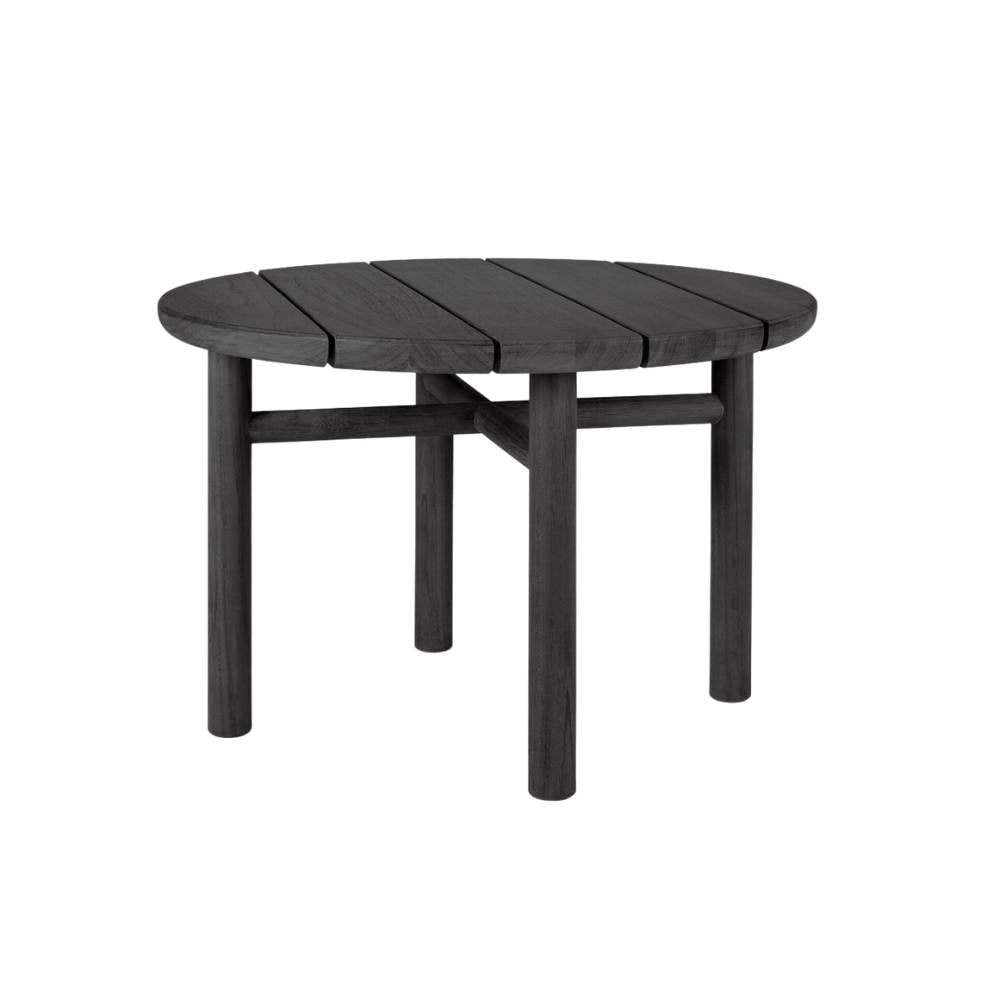 Ethnicraft Quatro Outdoor Coffee Table – Teak Outdoor Coffee Table with Four-Leg Sculptural Design