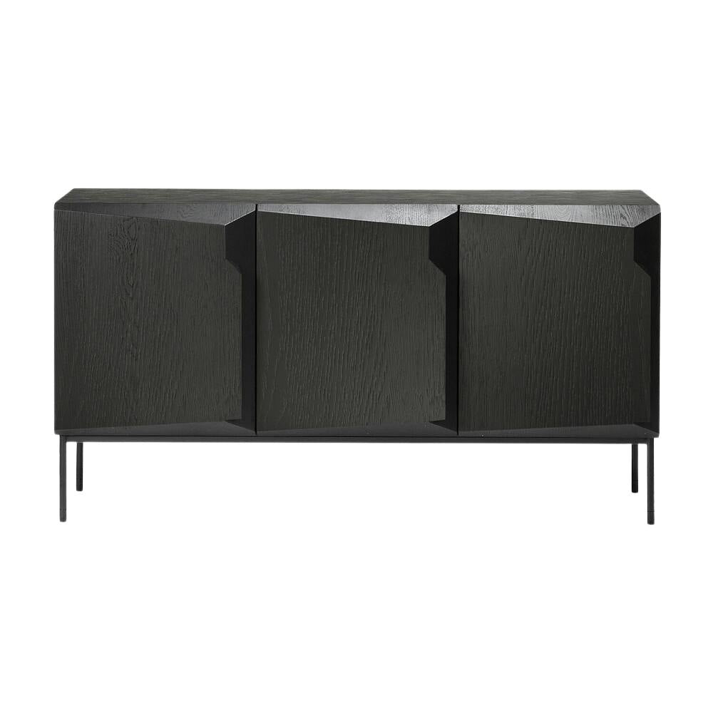 Ethnicraft Stairs Sideboard – Layered Step-Pattern Oak Sideboard with Architectural Design