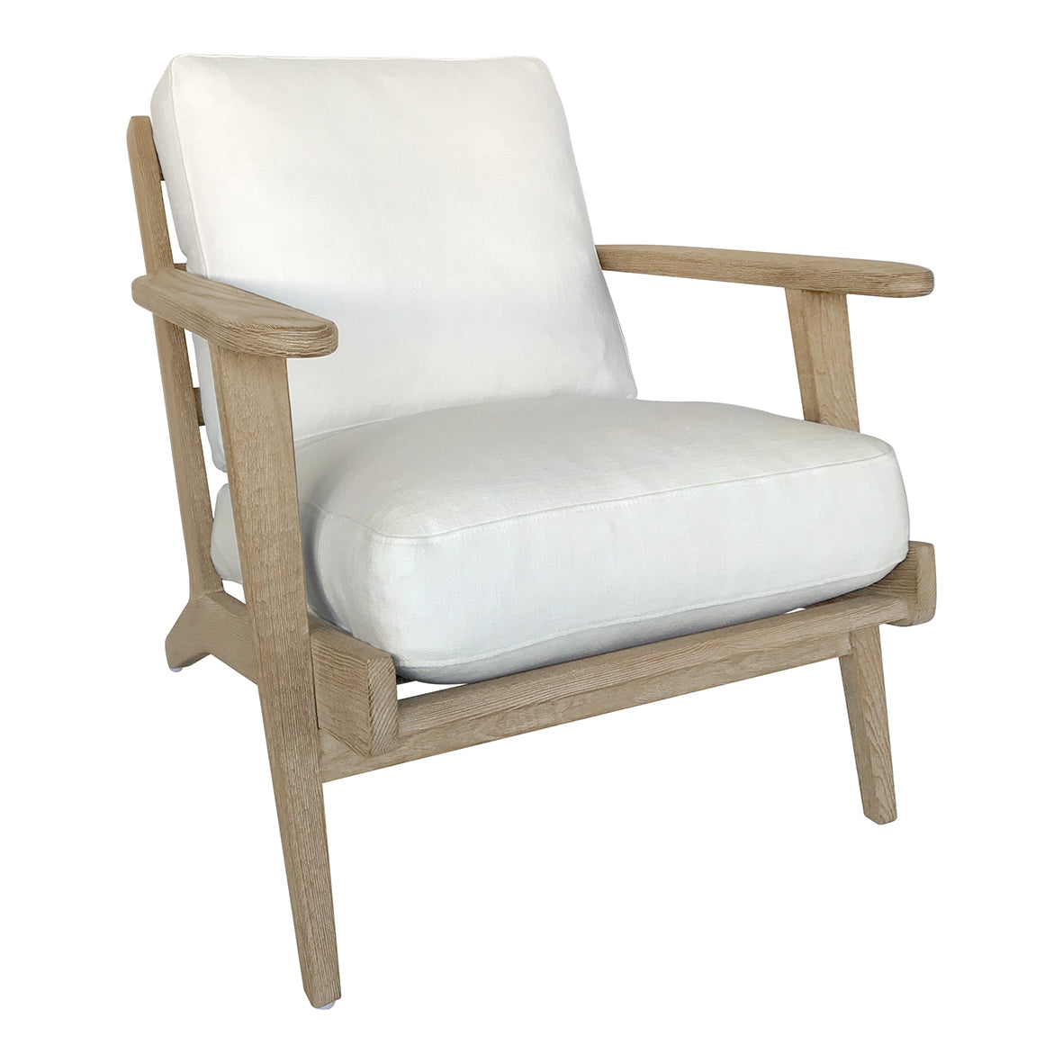 Blanc D'Ivoire Tara Linen Fabric Armchair