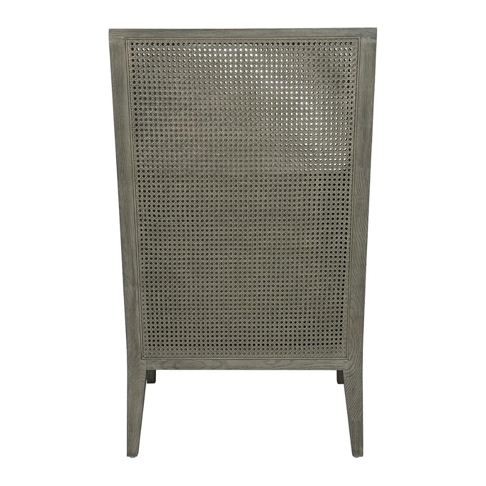 Blanc D'Ivoire Fabien - Dark Grey Velvet Armchair