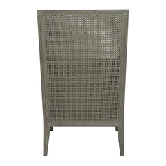 Blanc D'Ivoire Fabien - Dark Grey Velvet Armchair