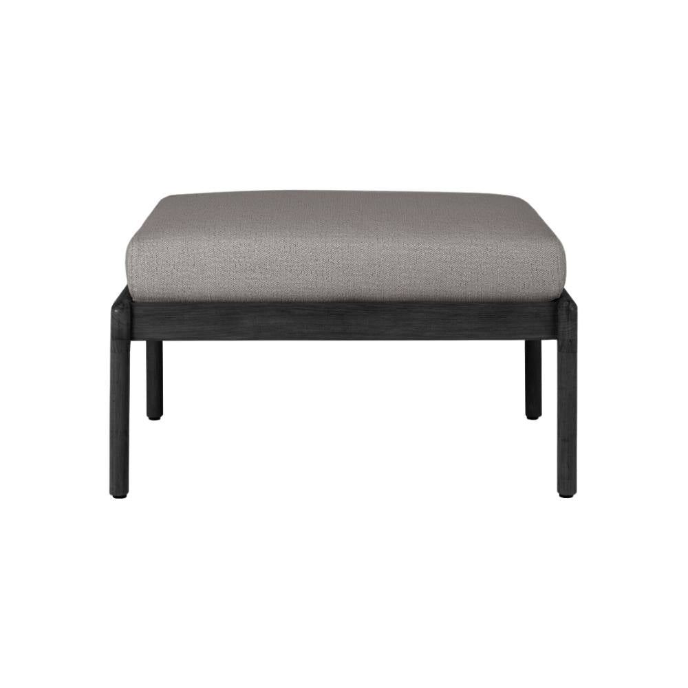 Ethnicraft Jack Outdoor Stool – Teak Outdoor Stool with Sculpted Curve & Robust Base