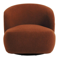 Blanc D'Ivoire Leo Swivel Fabric Natural Foam Armchair