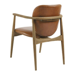 Blanc D'Ivoire Alexandre Leather Natural Foam Armchair