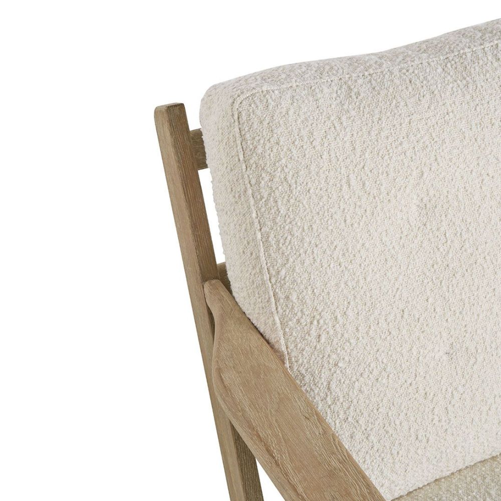 Blanc D'Ivoire Tara Linen Fabric Armchair