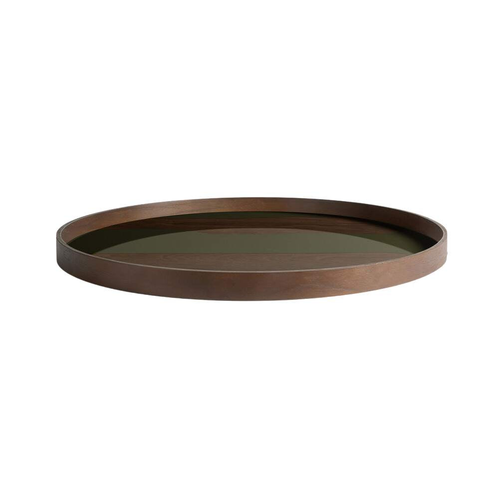 Ethnicraft Second Nature Tray – Classic Solid Wood Tray with Organic Grain & Minimalist Form