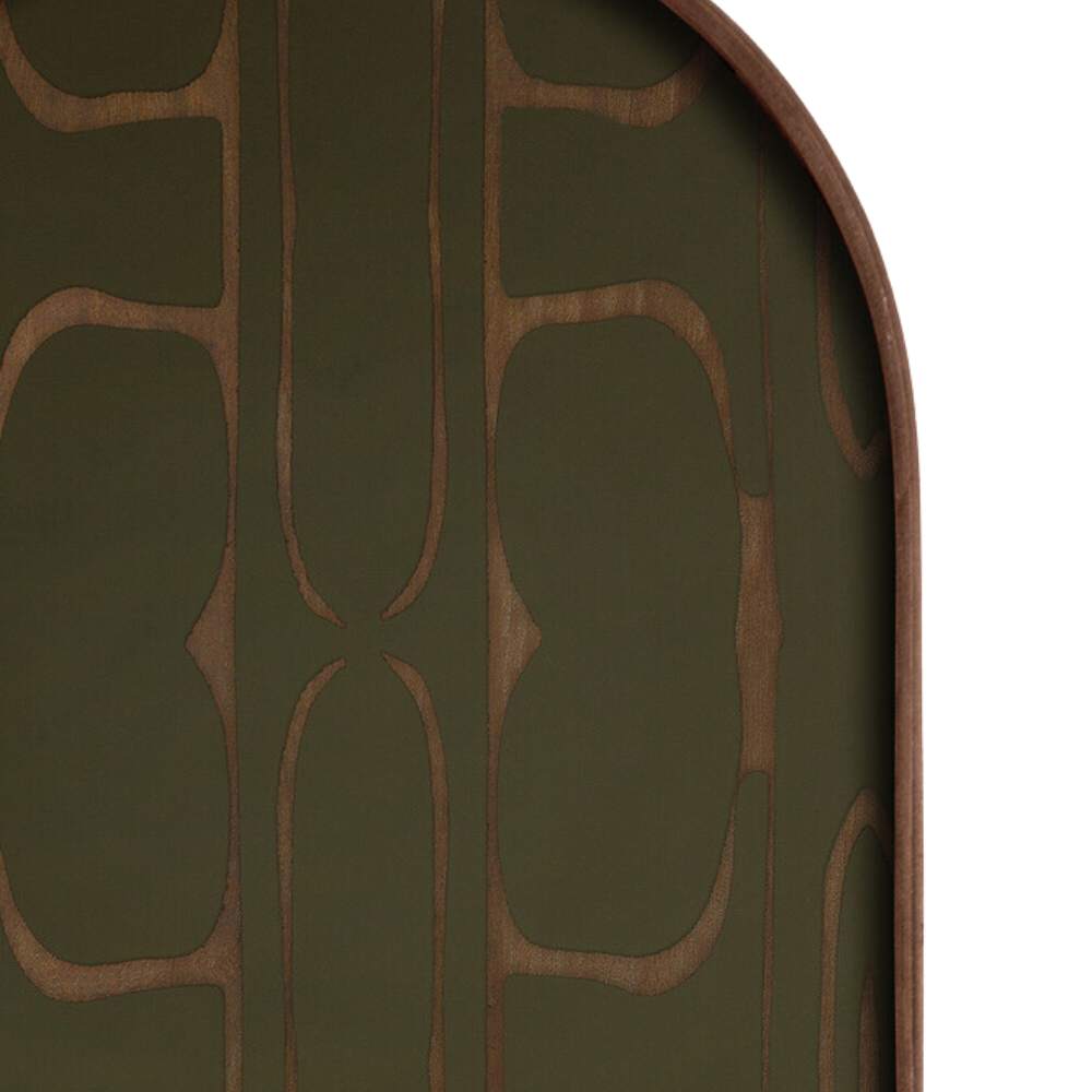 Ethnicraft Oblong Second Nature Tray – Long Wooden Serving Tray with Organic Soft-Edge Shape